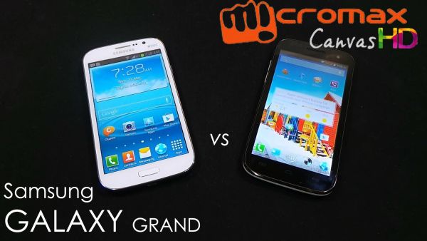 Face Off Samsung Galaxy Grand Quattro Versus Micromax A Canvas Hd