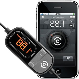 7.	TuneCast auto LIVE FM Transmitter form Belkin