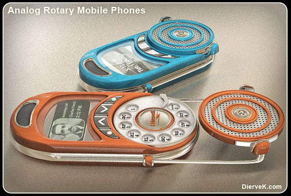Analog Rotary Mobile Phone