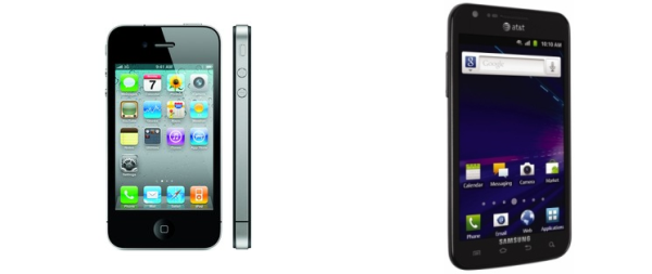 Apple iPhone 4S vs. Samsung Galaxy S II Skyrocket
