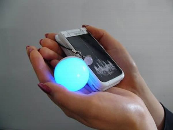 Aura sensing phone strap