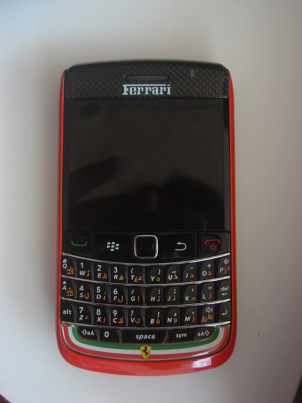 Blackberry Bold 9700 Ferrari