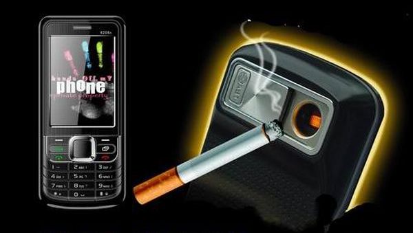 Cigarette lighter phone