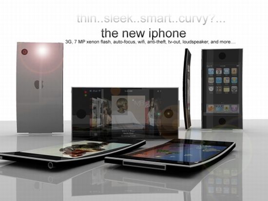 curved iphone concept from ilounge contest