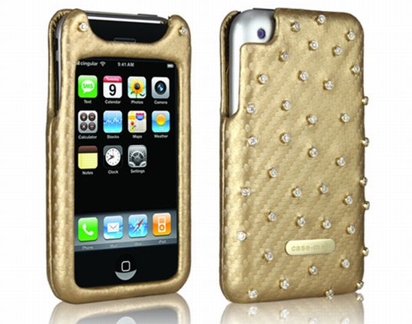 Gold and Diamond iPhone Case