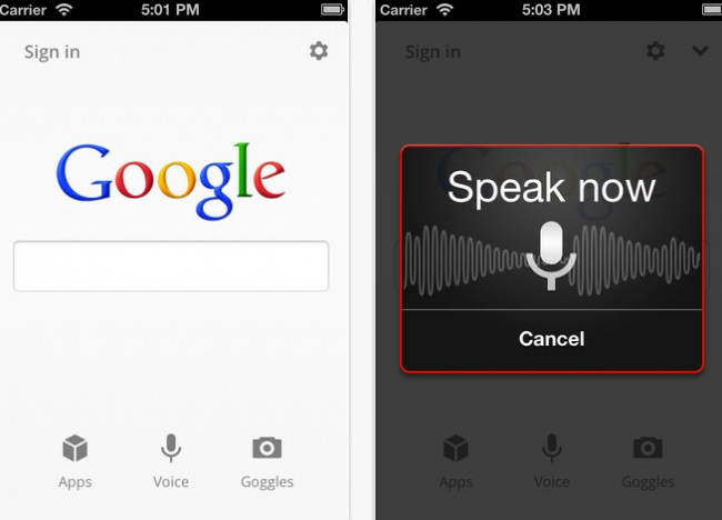 New Google Search App For Iphone Touts New Look Cellphonebeat
