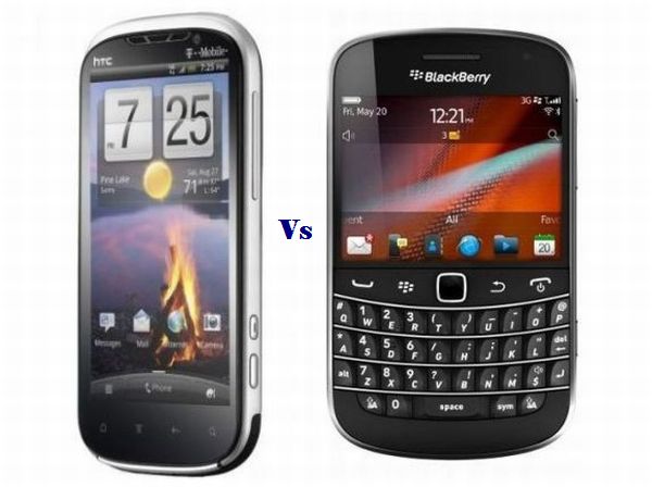 HTC Amaze 4G vs. BlackBerry Bold 9900