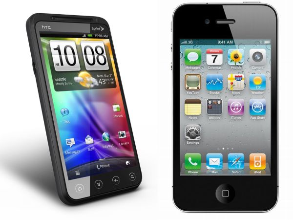 HTC Evo 3D vs. Apple iPhone 4S