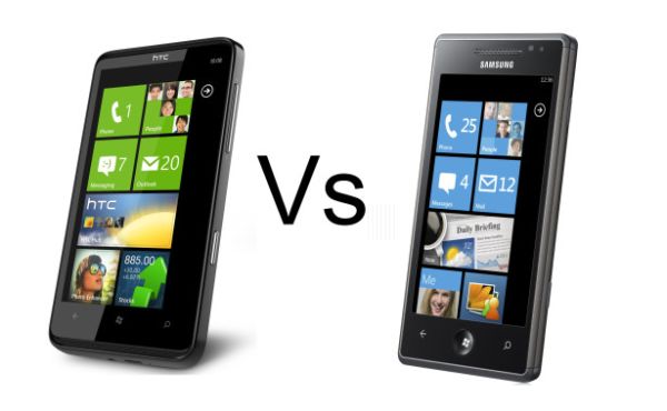 HTC HD7 vs Samsung Omnia 7