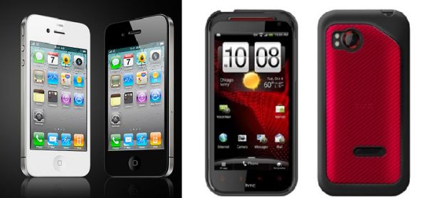 HTC Rezound vs. Apple iPhone 4S