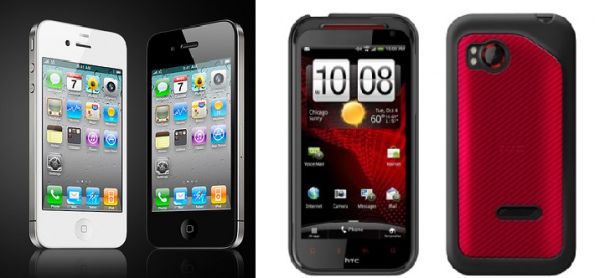 Что лучше iphone 4s или htc