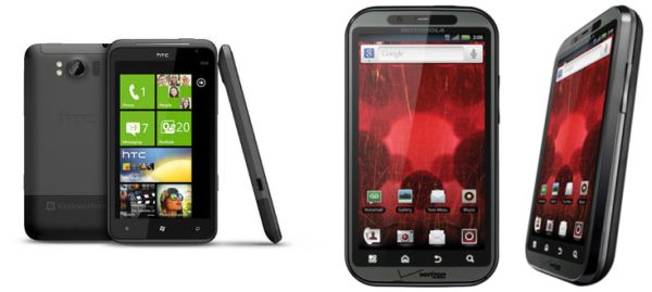 HTC Titan vs. Motorolla Droid Bionic