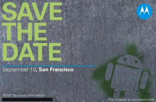 motorola to announce android phone on september 10