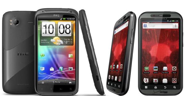 Motorola Droid Bionic vs. HTC Sensation