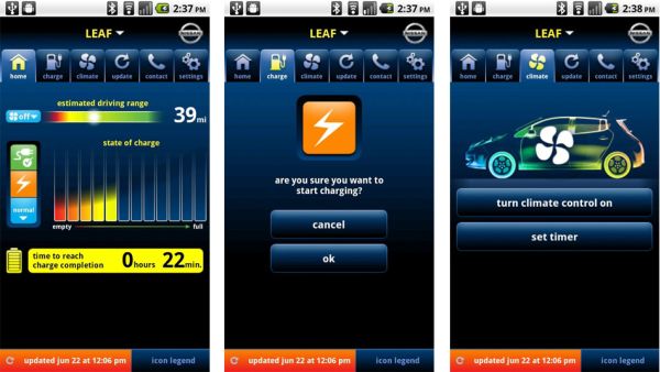 Nissan LEAF Smartphone App