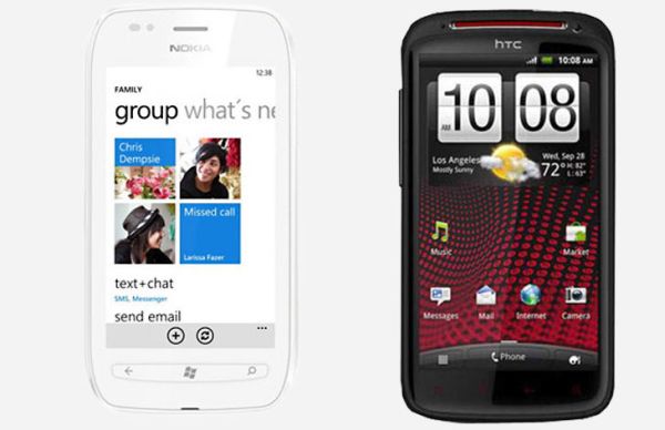 Nokia Lumia 710 vs. HTC Sensation XE