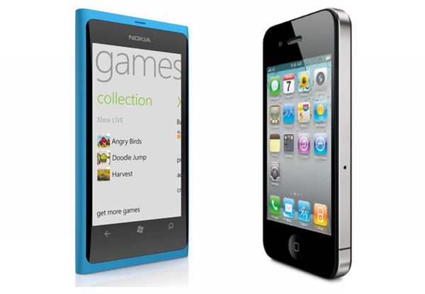 Nokia Lumia 800 vs. iPhone 4S