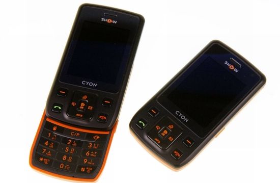 orange color phone