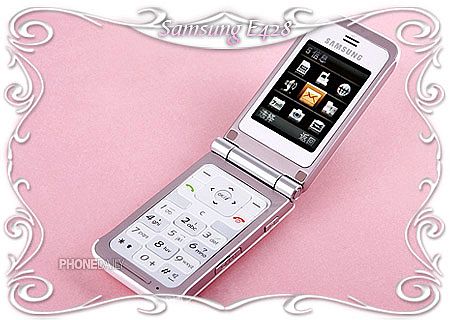 Samsung E428 Girly Phone Dressed In L'amour Style - CELLPHONEBEAT