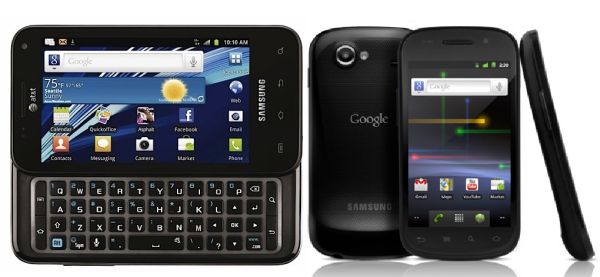 Samsung Galaxy Nexus vs. Samsung Captivate Glyde