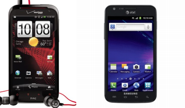 Samsung Galaxy S II Skyrocket vs. HTC Rezound