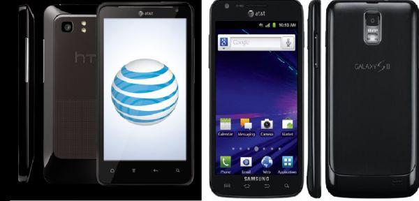 Samsung Galaxy S II Skyrocket vs. HTC Vivid