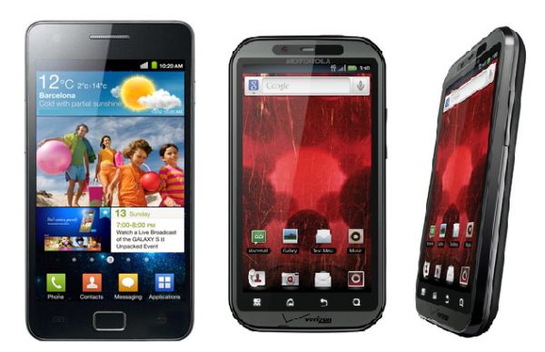 Samsung Galaxy S II vs Motorola Droid Bionic