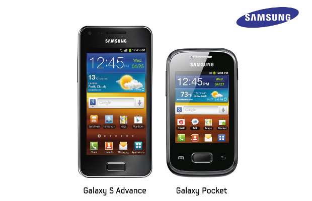 Samsung to add Galaxy S Advance and Galaxy Pocket to its Galaxy series of phones