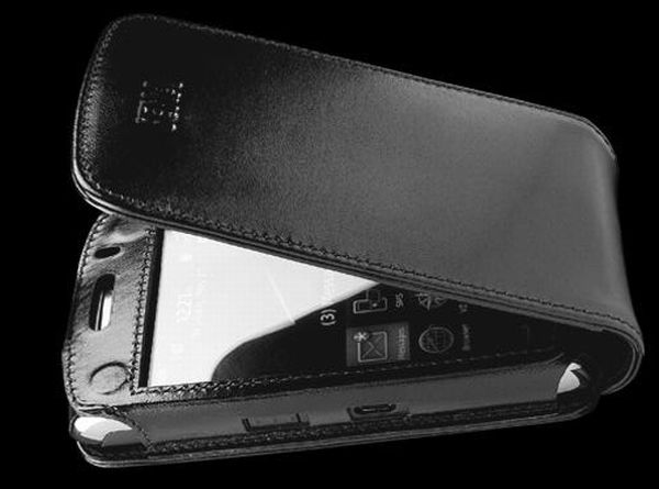 Sena Magnet Flipper Leather Blackberry Storm 2 Case
