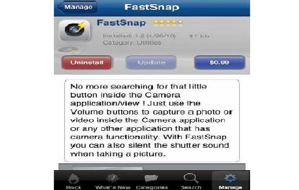 Snap Photos on iPhone With Volume Buttons