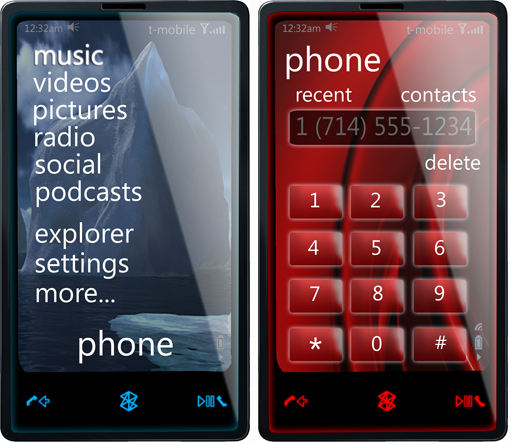 zune 3 concept phone
