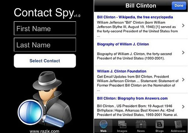 Contact Spy