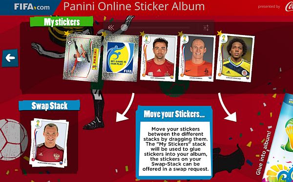 Panini Online Sticker Album app