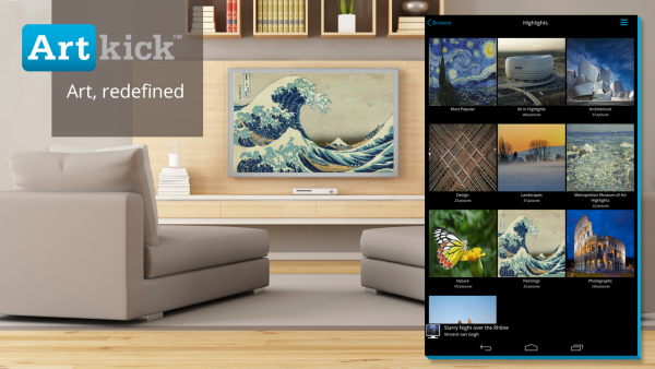 Artkick Chromecast app