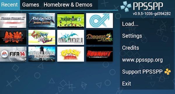 play PSP games on Android 4