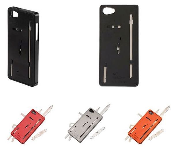 TaskOne, Case Toolkit For iPhone Black, Gray, Red, Orange, Close View