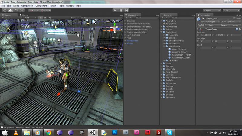Unity3D gaming development tool