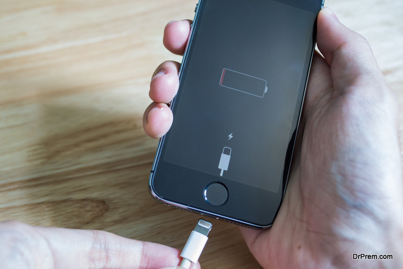 Smartphone battery drains faster